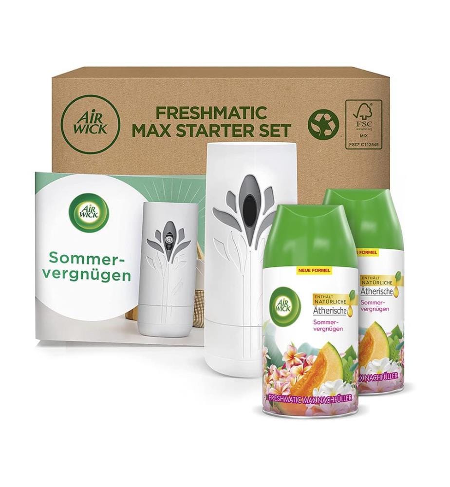 Kit Diffuseur Freshmatic Max eCom avec 2 recharges Plaisir d'Été - 250 ml