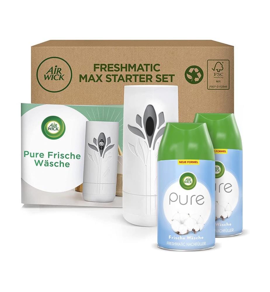 Kit Diffuseur Freshmatic Max eCom avec 2 recharges Fraîcheur du linge - 250 ml
