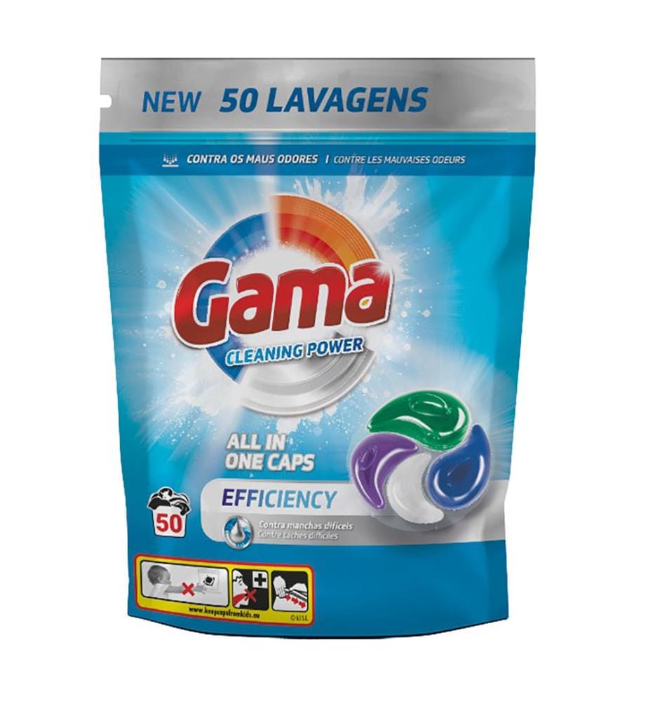 6 x Pods Lessive Efficiency  1,1 kg (50 Lavages)