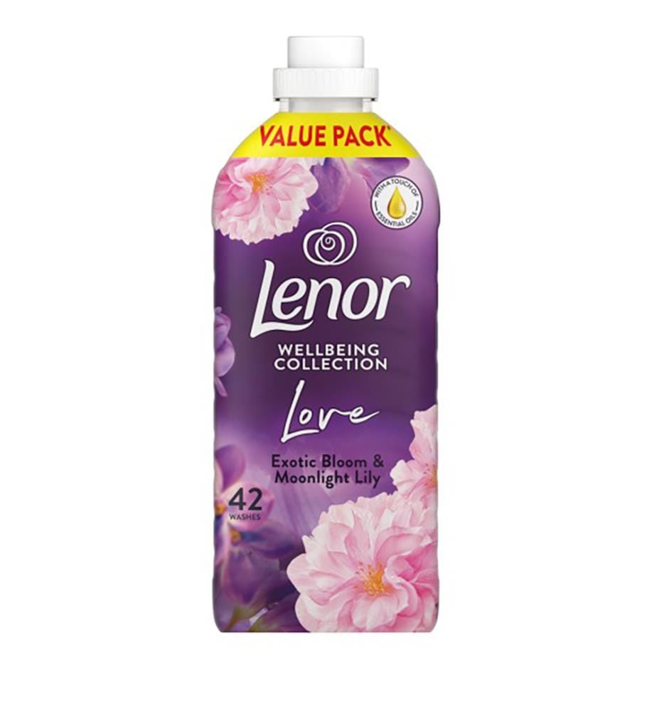 Lot de 6 Assouplissants Love Exotic Bloom & Moonlight Lily 42 lavages - 6 x 1,386 L