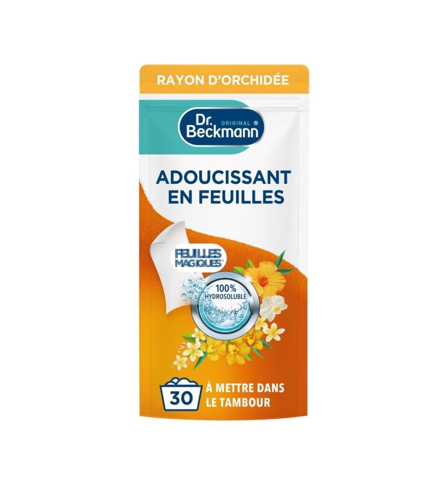 Lot de 12 Assouplissants Leaves en feuilles 30 lavages - Orchidée