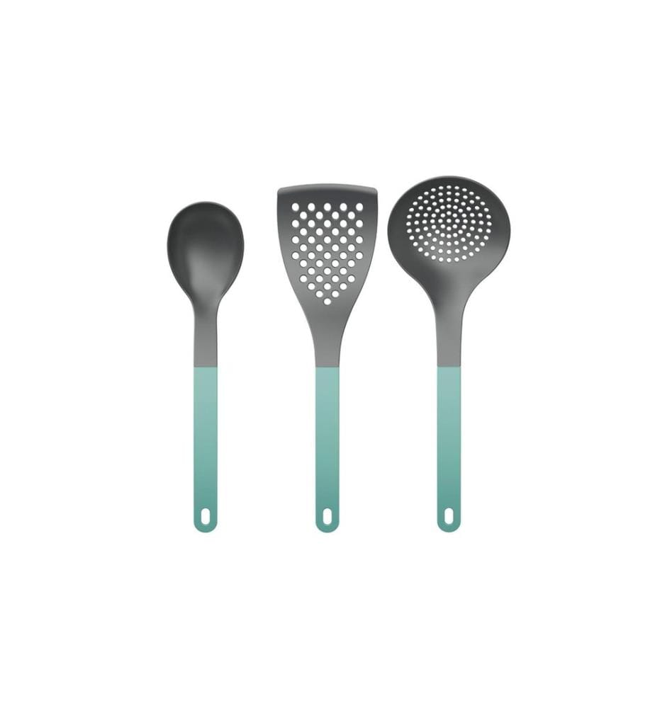 ROSTI - Set de couverts de cuisine Optima 3 pièces en nylon, Nordic Green Vert
