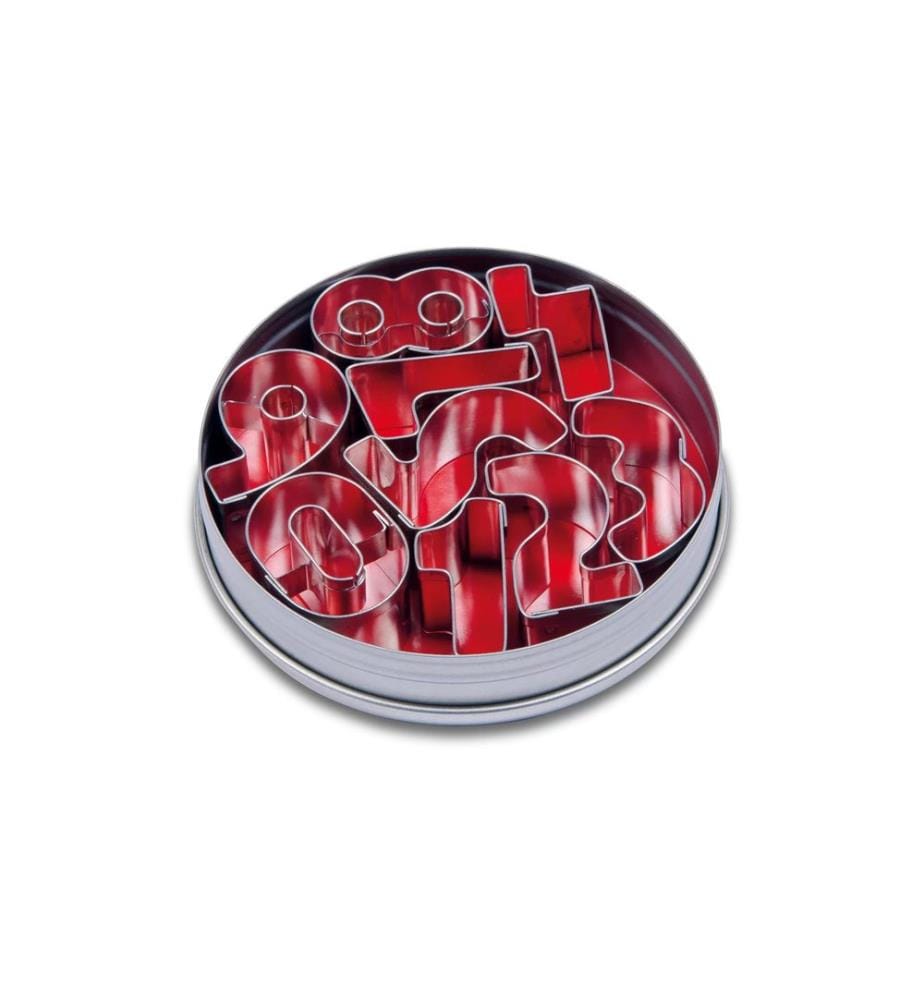 Städter - Emporte-pièce pour biscuits Chiffres, Set de 9 pièces