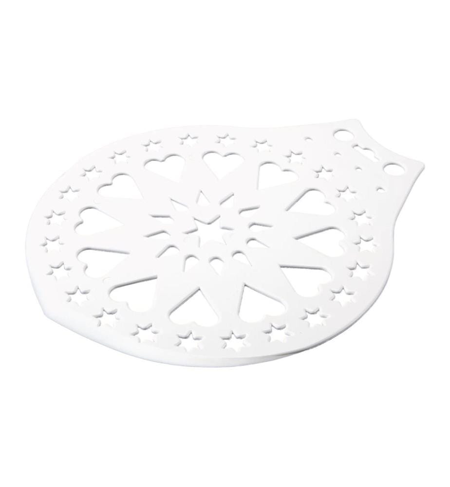 Städter - Pochoir à gâteau Blanc, 28 cm