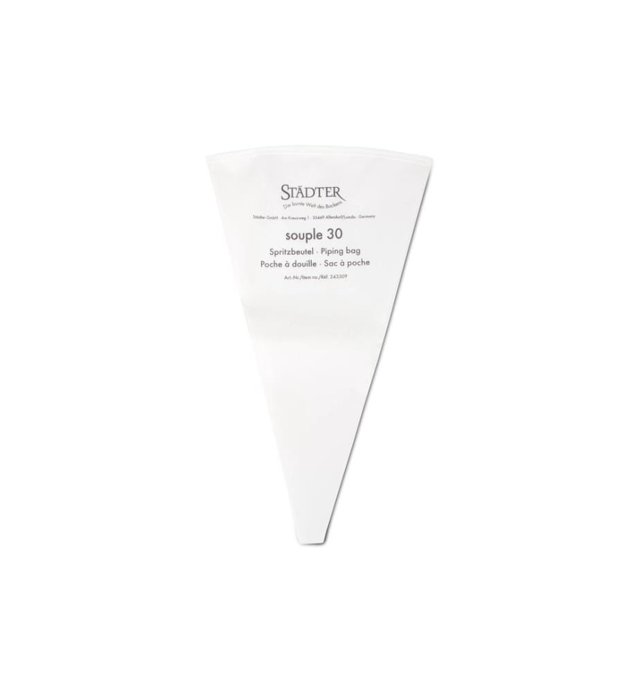 Städter - Poche à douilles Profi Souple 30 cm, blanc