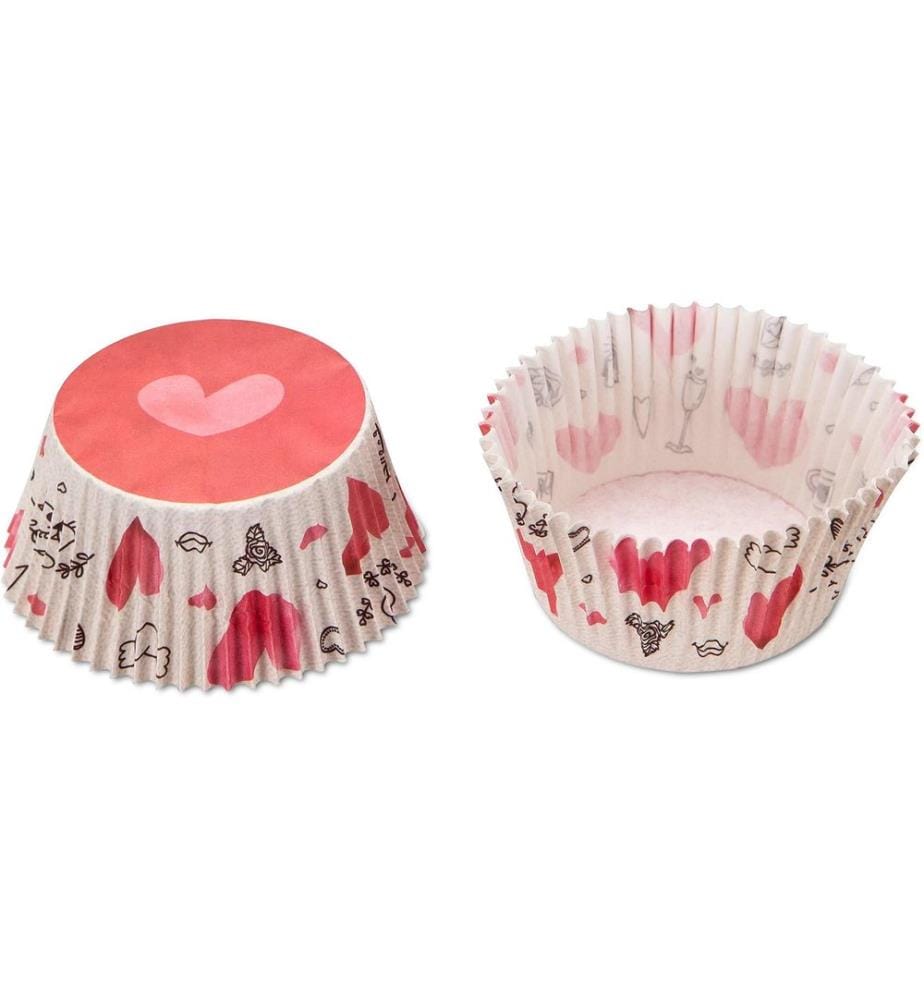 Städter - Moule à muffins Sweet Love 50 Pièce/s, ø 5/7 cm