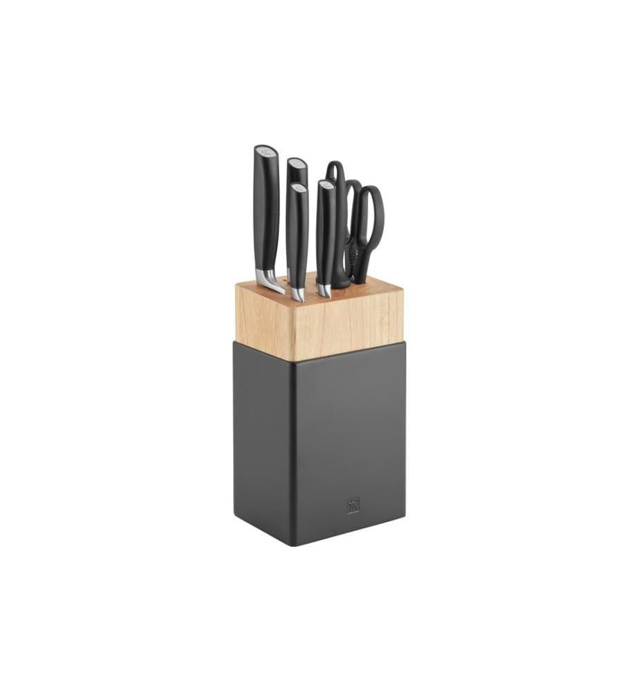 Zwilling - Kits de bloc de couteaux avec couteaux All Star Argent chromé, 7 pièces
