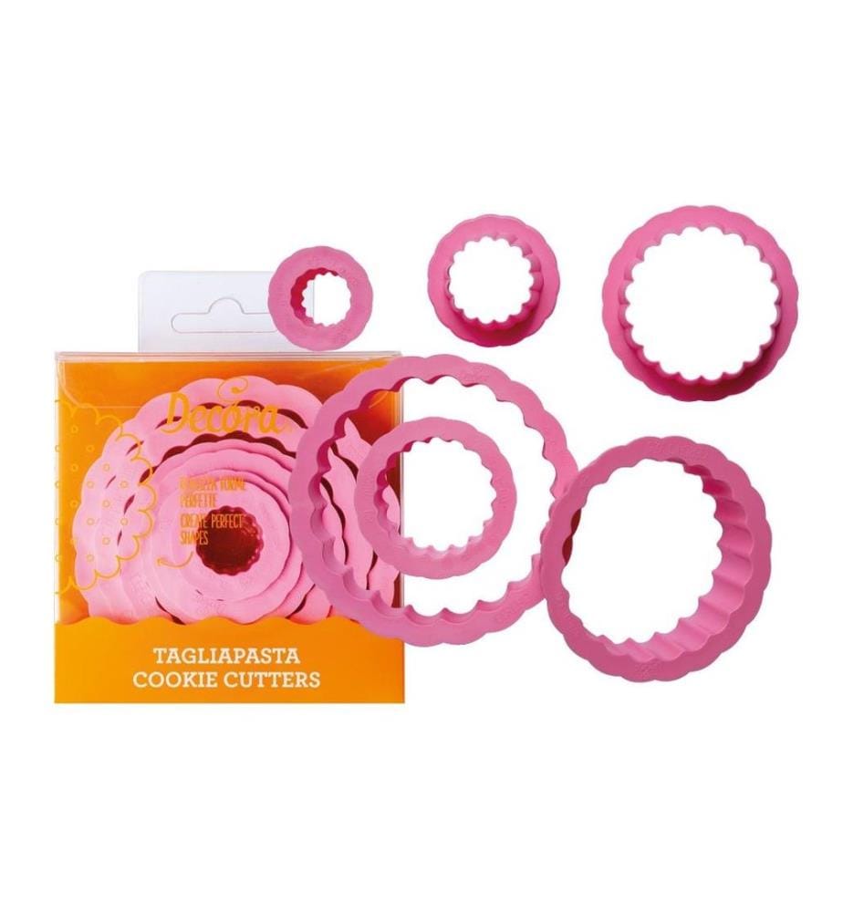DECORA - Kits demporte-pièces 6 pièces, cercle bouclé