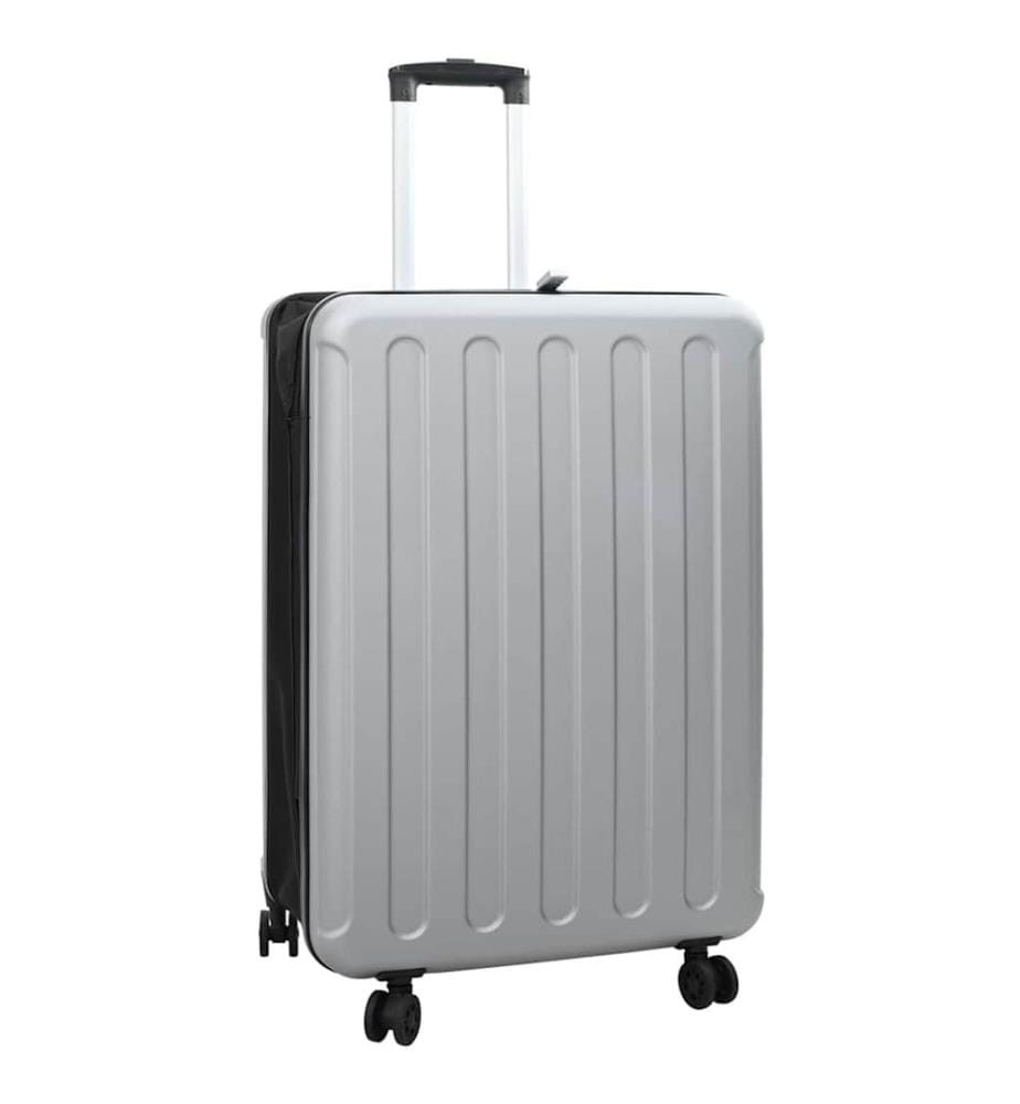 Valise avec verrouillage Argent 50 x 30 x 76 cm Plastic ABS
