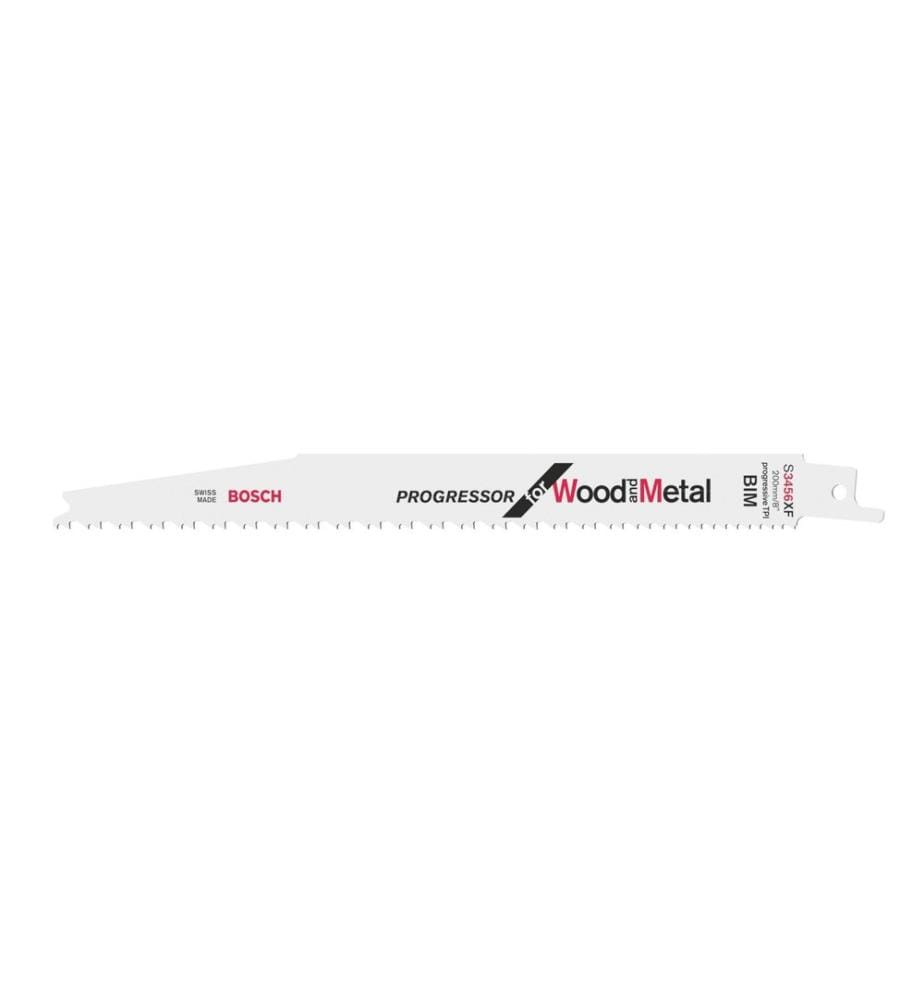 BOSCH - Professional Lame de scie sabre S3456XF Progressor Wood and Metal, 25 pièces
