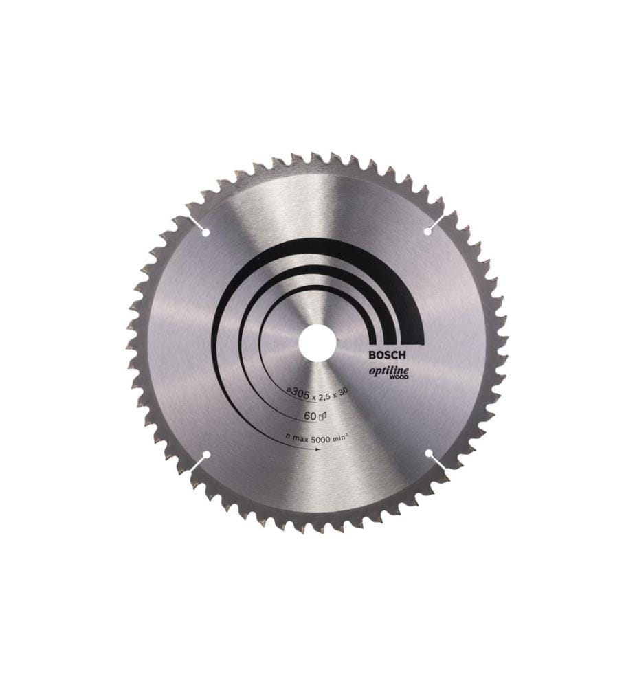 BOSCH - Professional Lame de scie circulaire Optiline Wood, 305 x 30 x 2.5 mm, Z 60