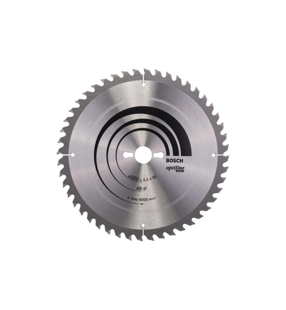 BOSCH - Professional Lame de scie circulaire Optiline Wood, 300 x 30 x 3.2 mm, Z 48