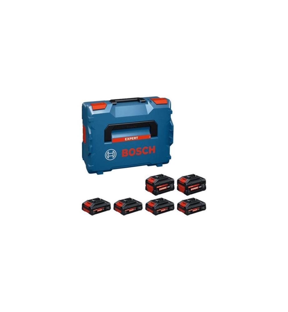 BOSCH - Professional Batterie 4x EXBA18V-40 + 2x EXBA18V-80 L-BOXX