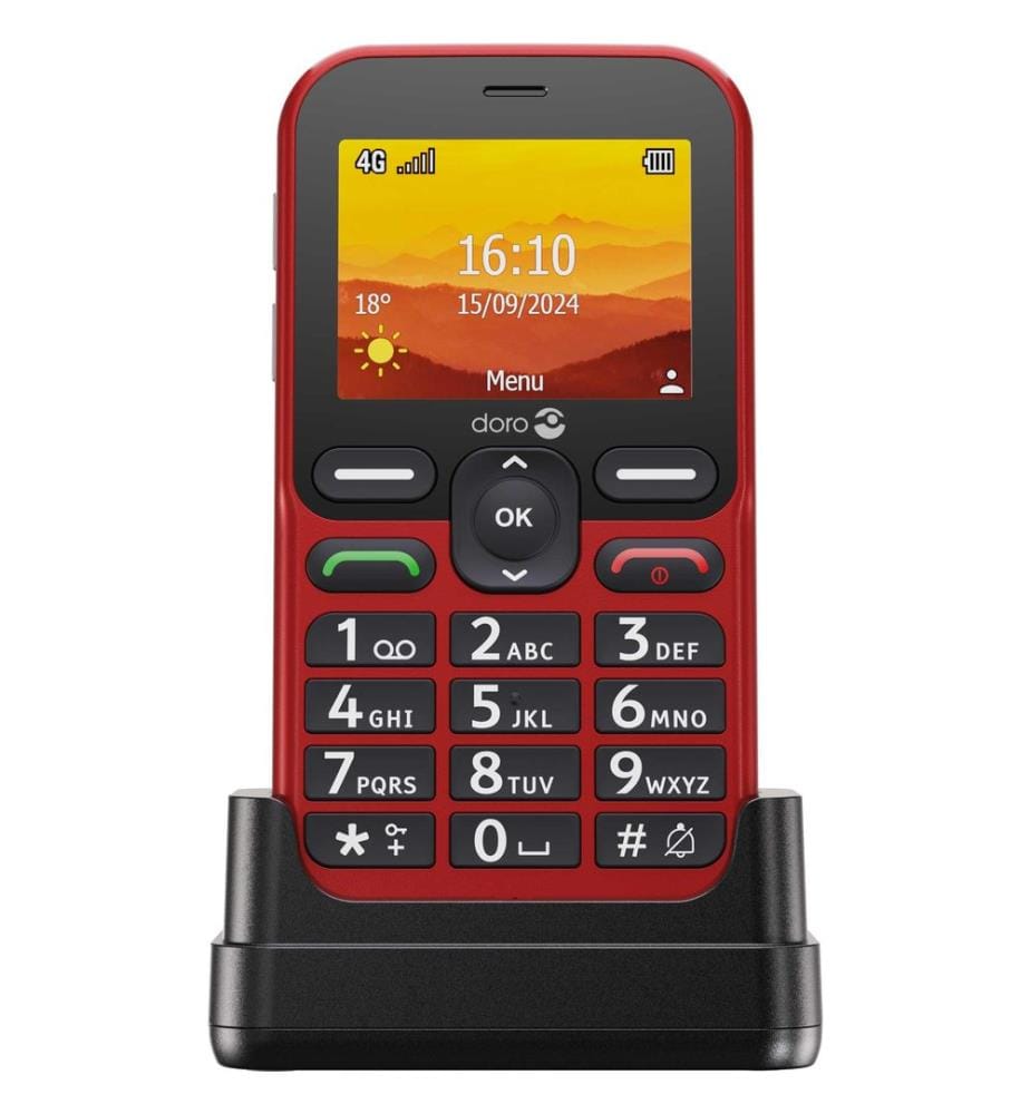 Téléphone mobile DORO - Modèle : LEVAL10ROUGE