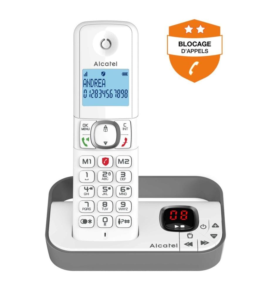 Sans fil ALCATEL - Modèle : F860VOICEGREY
