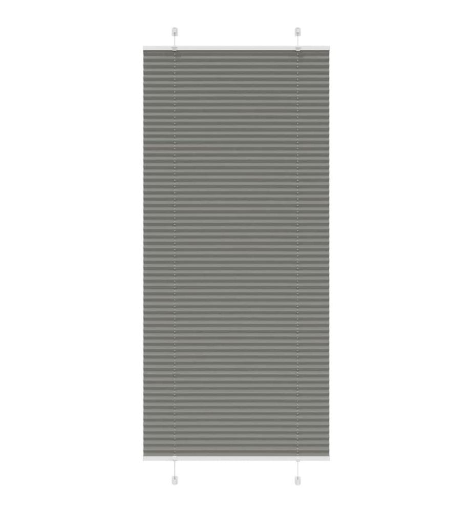 Store plissé anthracite 100x200 cm largeur du tissu 99,4 cm