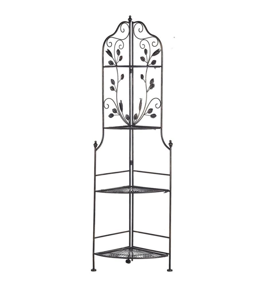 Étagère d'angle SIDERNO Métal 35 cm 35 cm Noir
