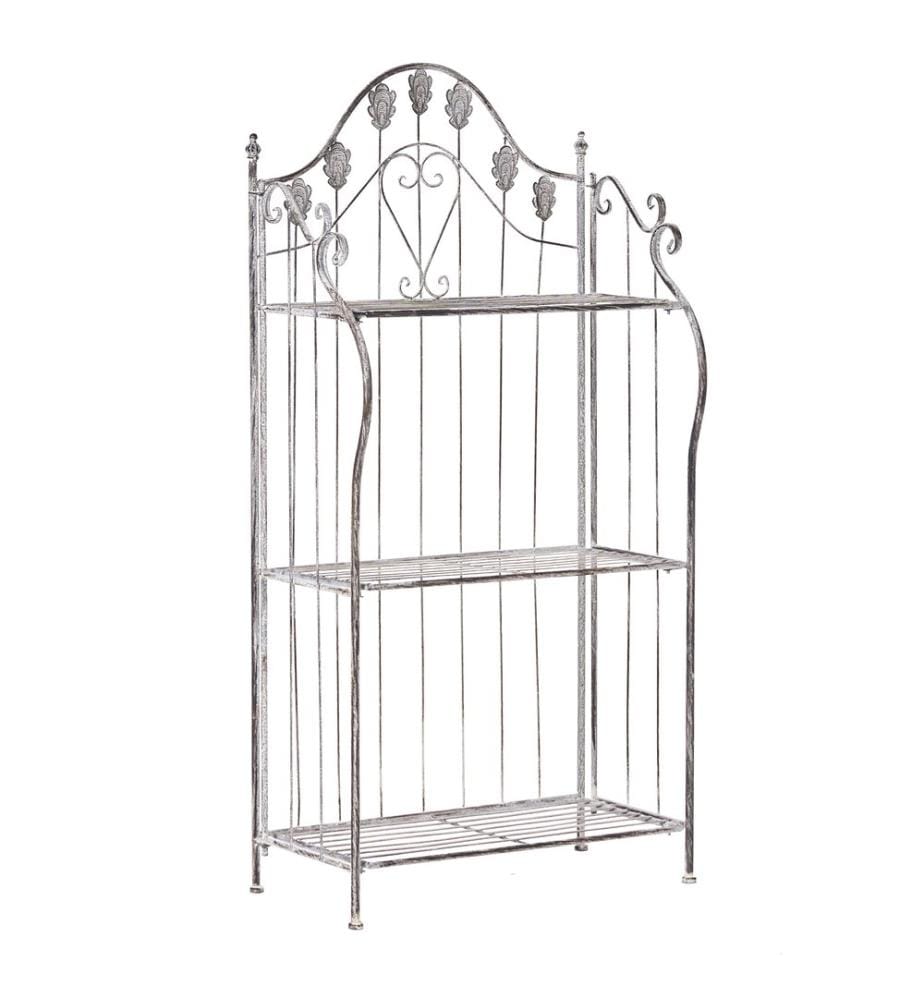 Meuble de rangement VISANO Métal 59 cm 30 cm Gris