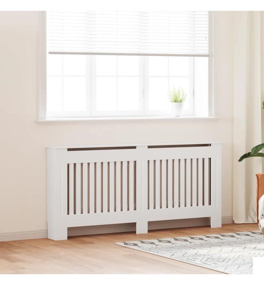 Cache-radiateur Blanc MDF 172 cm