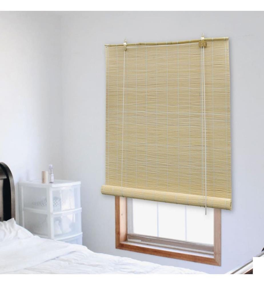 Store roulant en bambou 80x220 cm Naturel