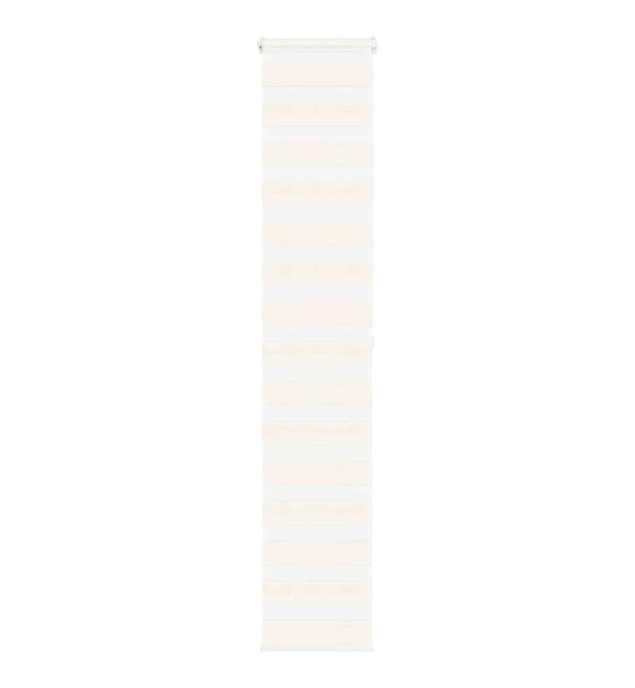 Store zèbre beige marbré largeur du tissu 40,9 cm polyester