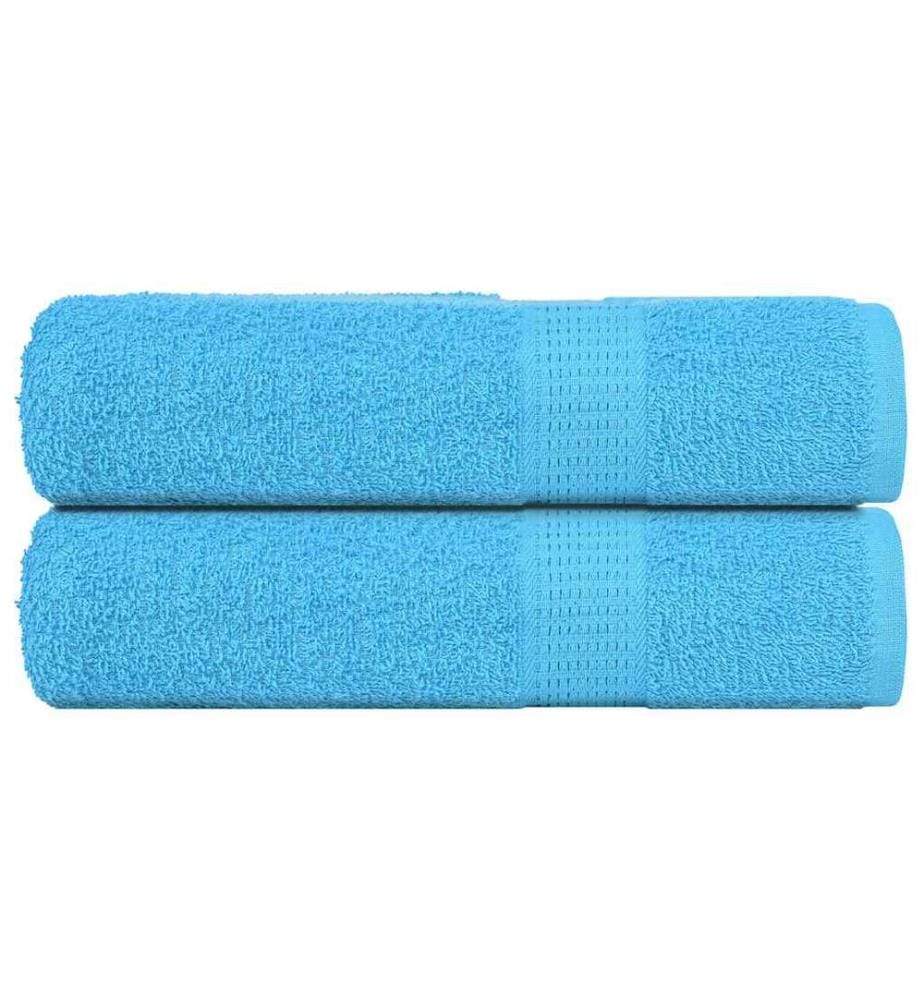 Serviettes de bain FROGN 2pcs turquoise 100x150cm 360 g/m²