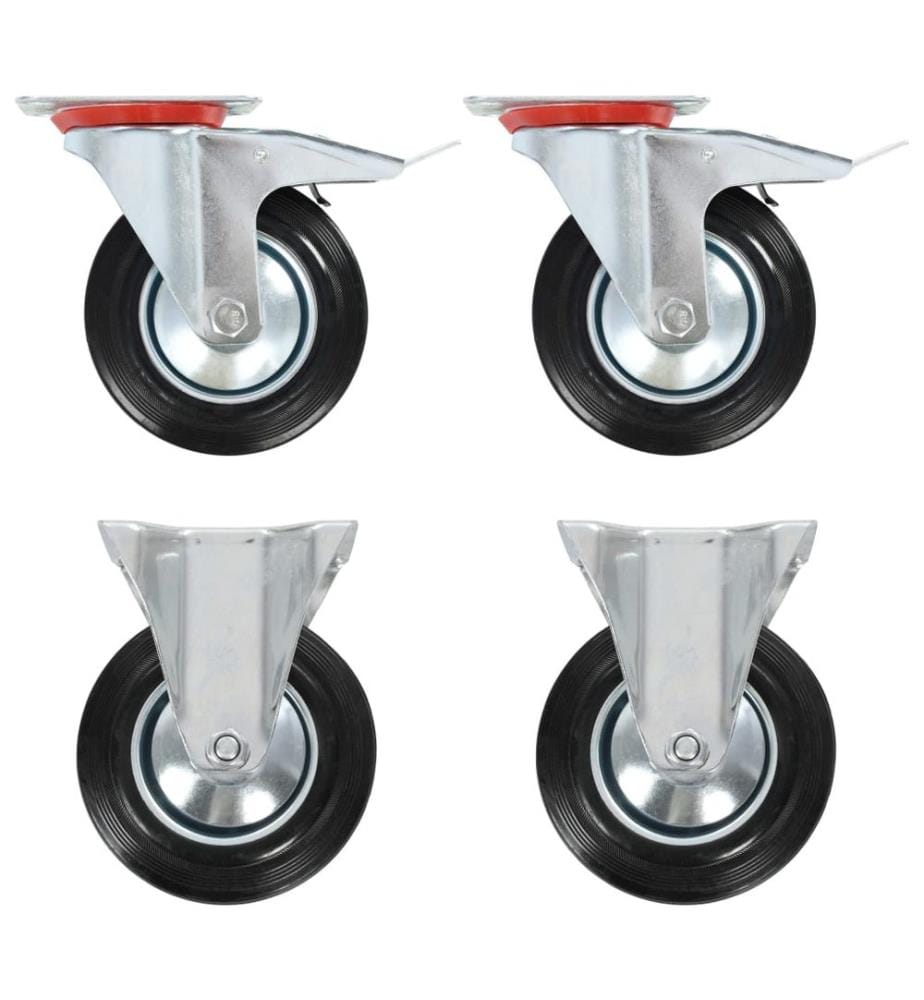 Roulettes 4 pcs 160 mm