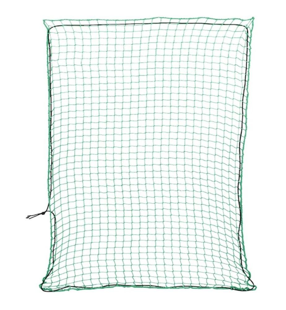Filet pour remorque avec corde élastique vert 3x2,5 m PP