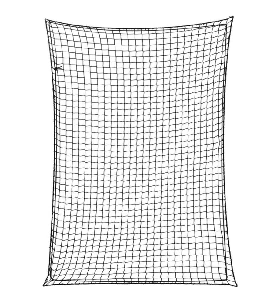 Filet pour remorque avec corde élastique noir 3,5x2,5 m PP
