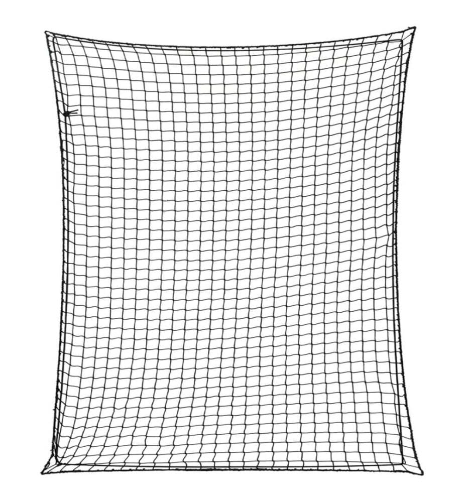 Filet pour remorque avec corde élastique noir 3,5x3 m PP