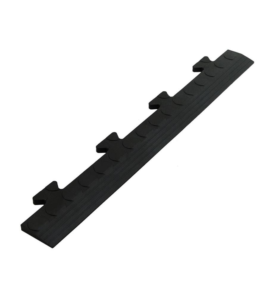 Bordure Mâle pour Dalle en PVC - 48x7x0,8cm - Noir