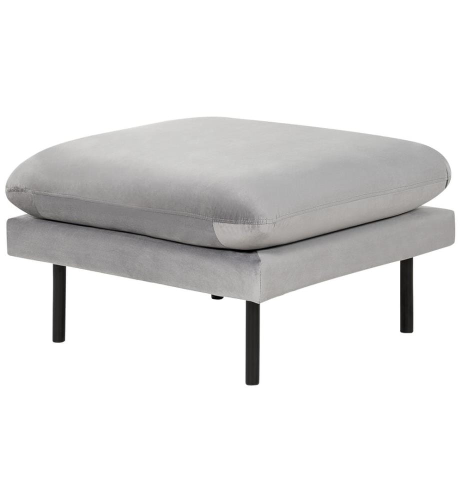 Ottoman VINTERBRO Velours Gris