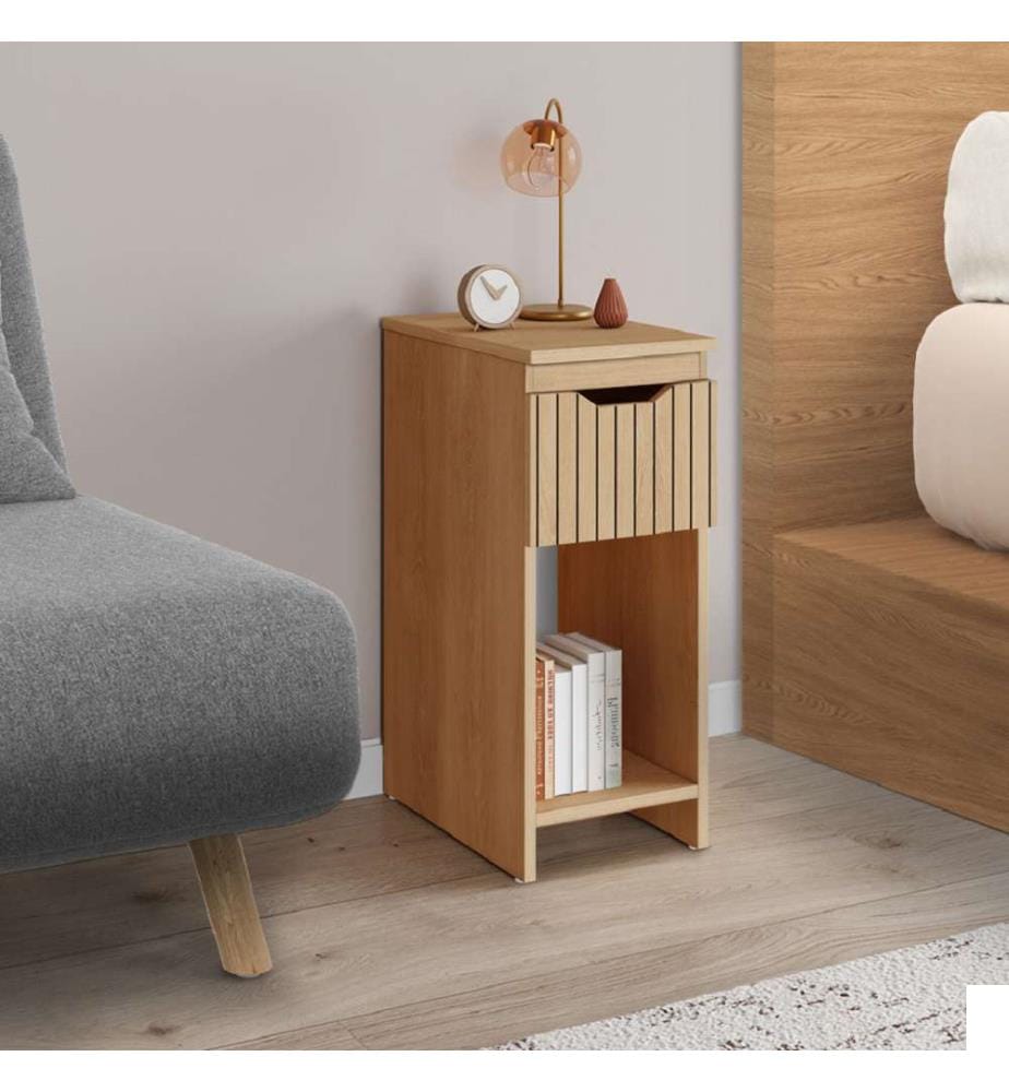 Lot de 2 Tables de chevet Faustine avec 1 tiroir