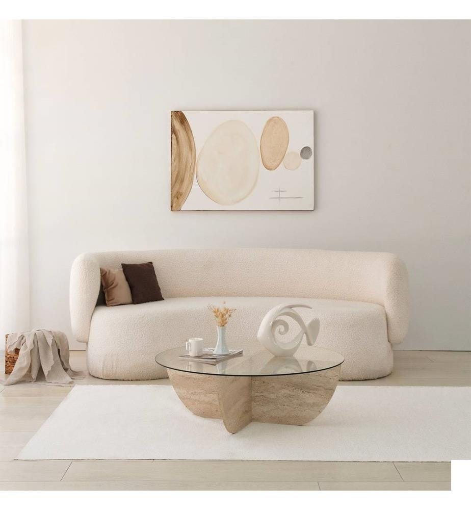 Table basse Lily - Travertin