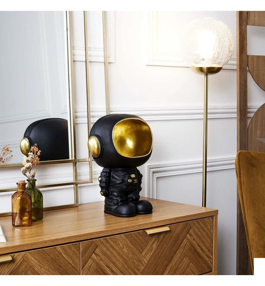 Statue Astronaute Vide Poche Noir M4
