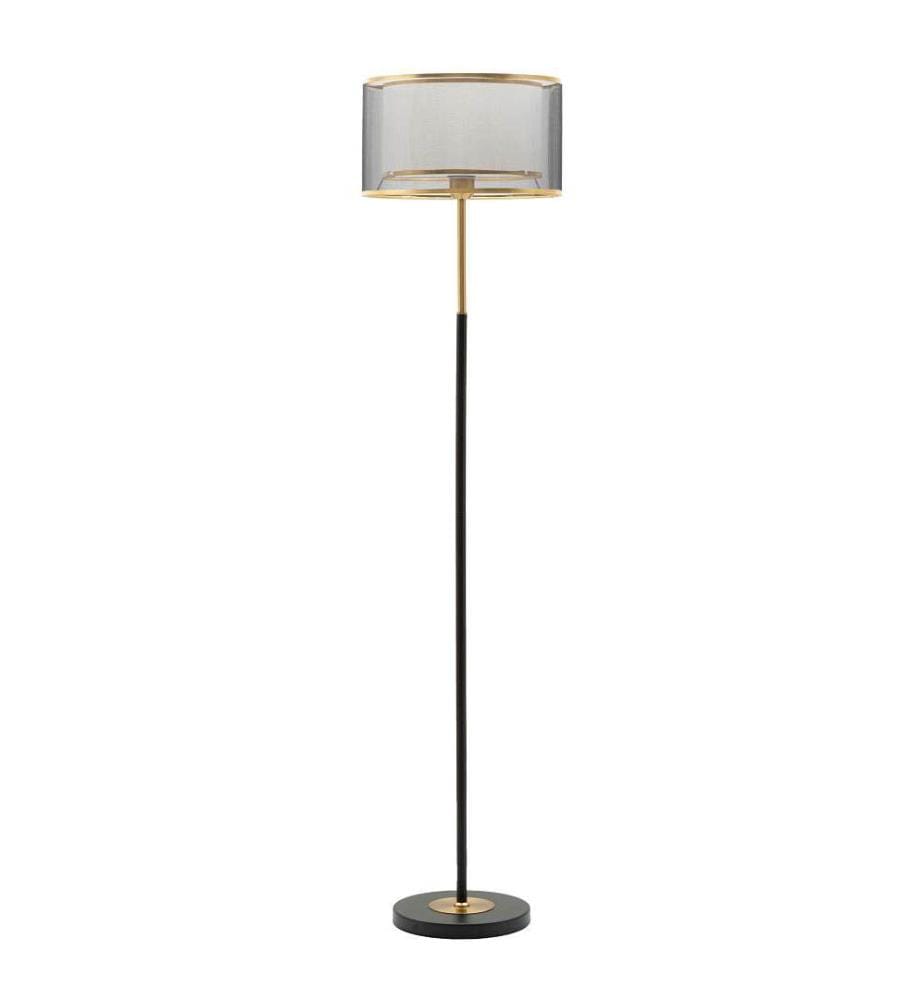 Lampadaire Niveaux cm Ø 35 x 153 - Noir et or