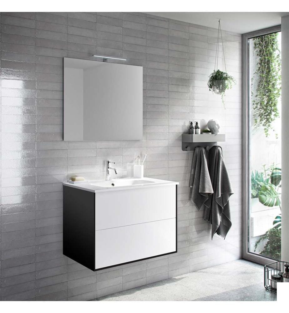 Ensemble de Salle de Bain 4 Pièces Ago Blanc Londres
