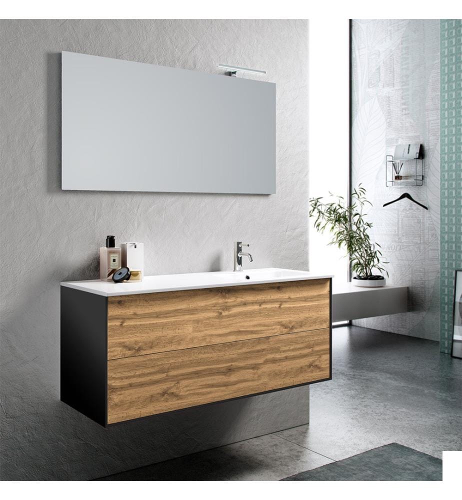 Ensemble salle de bain vasque à droite 4 Pièces Ago