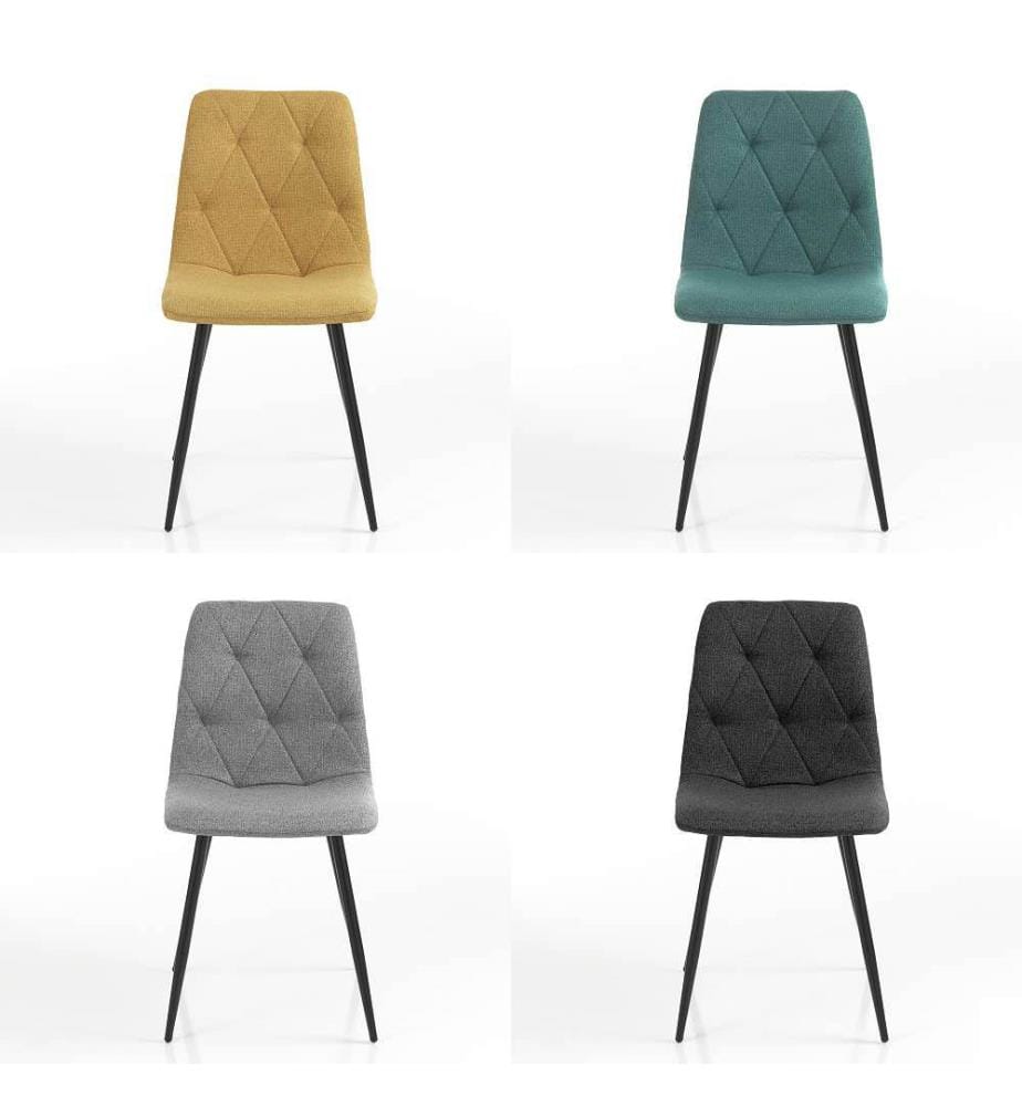 Lot de 4 Chaises - Multicolore