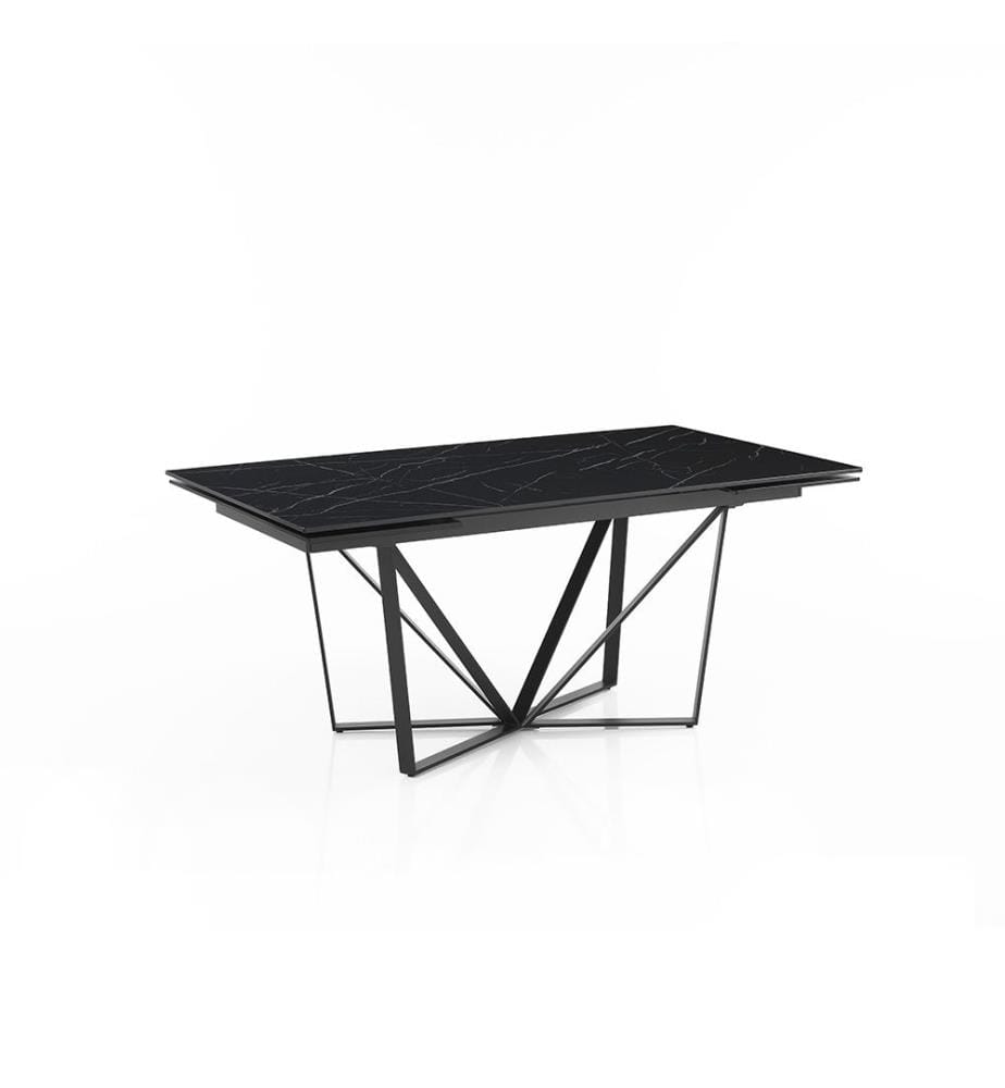 Table Extensible Spinne - Marbre Noir