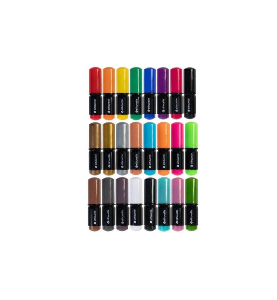 SILHOUETTE - Accessoire Crayons à dessin kit de démarrage 24 pièces