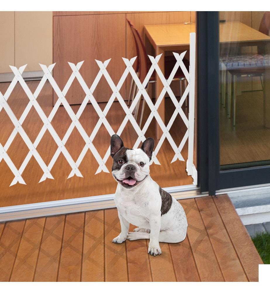 Barrière Extensible 150cm en PVC - Blanc