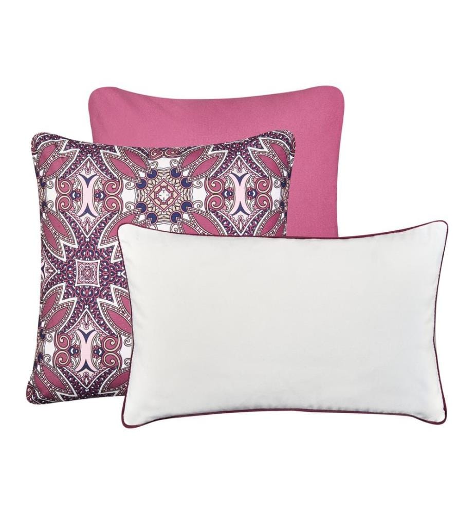 Lot de 3 coussins d'extérieur MIRAGE Motif oriental Multicolore