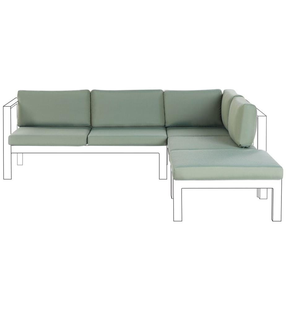 Ensemble de housses de coussins d'extérieur MESSINA Vert
