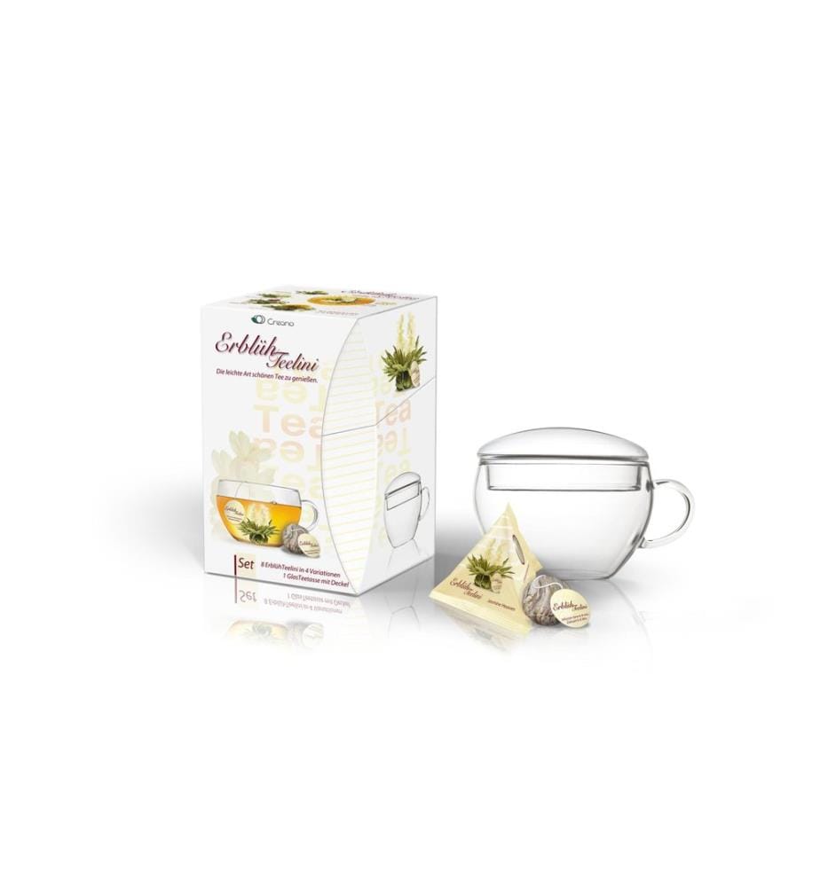 Creano - Set de thé Erblühteelini 200 ml, 1 Pièce/s, Transparent