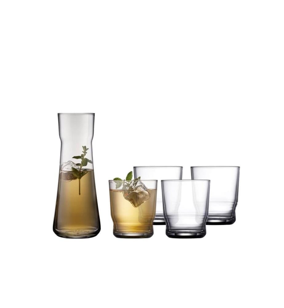 Lyngby - Gobelet Set de carafes Lisbonne 5 pièces, Clear