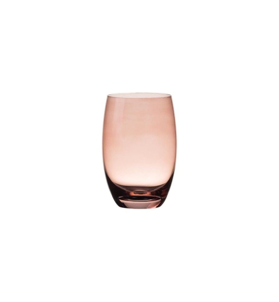 Lunasol - Verre Optima Color Tumbler Baril de 460 ml Bourgogne