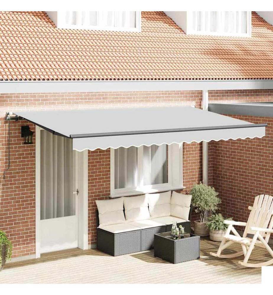 Cadre d'auvent Anthracite 4 x 2 m Métal