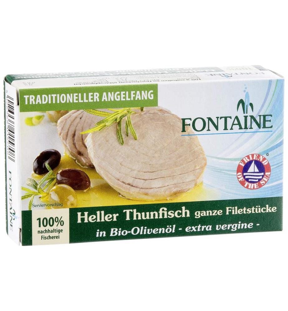 Fontaine - Conserves Thon clair à l'huile d'olive 120 g
