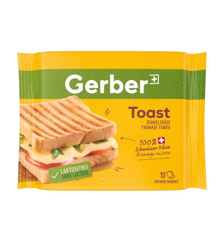 GERBER - Toast au fromage fondu 200 g